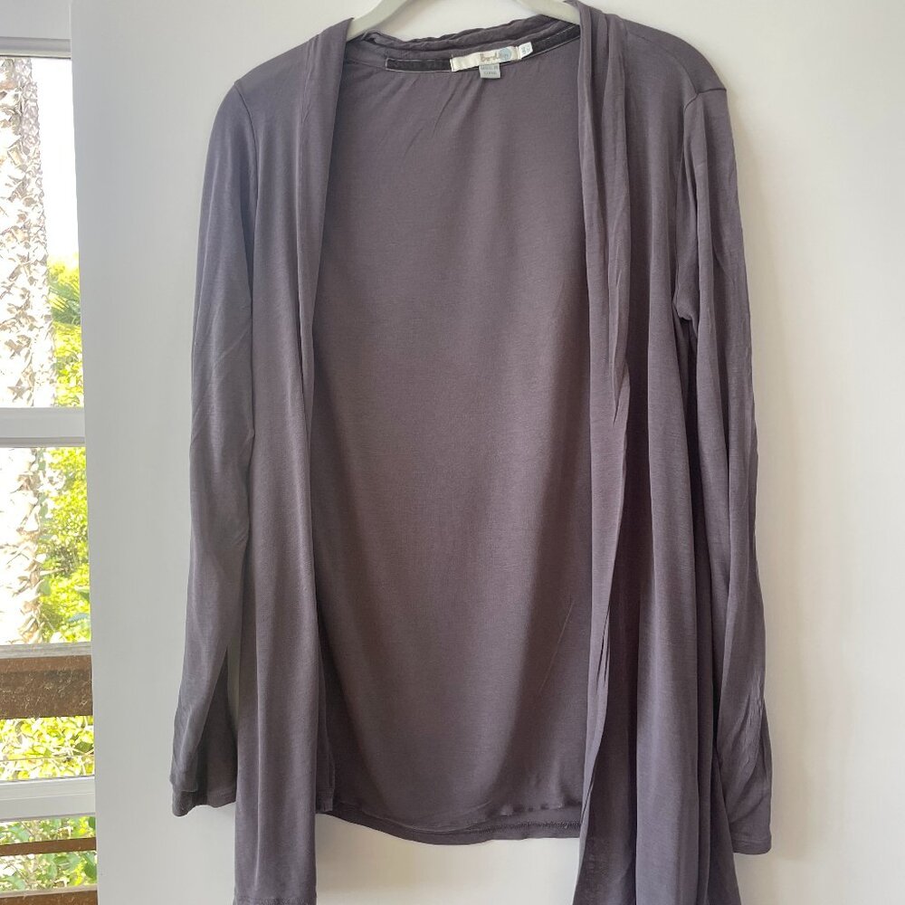 Boden Women’s Open Front Cardigan in Mauve, Size 2